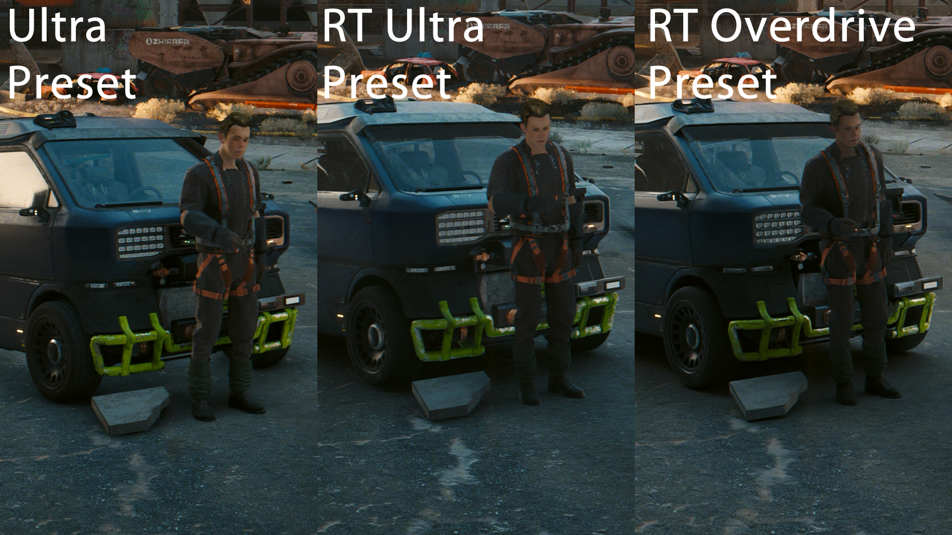 Cyberpunk 2077 RTX Overdrive Mode vs Original RT Ultra 4K Ray Tracing On  Early Graphics Comparison 