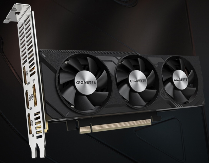 Gigabyte launches the world's first low profile RTX 40 series GPU