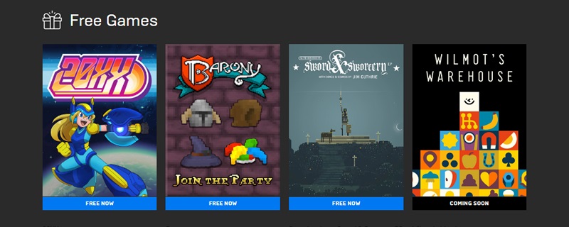 20XX, Barony and Superbrothers: Sword & Sworcery EP are all available for free on the Epic Games Store