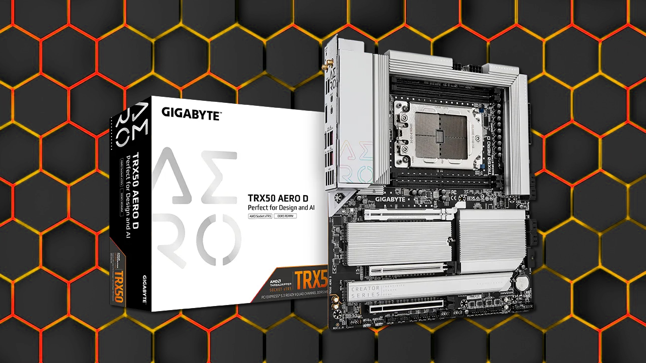 Gigabyte reveals their TRX50 AERO D motherboard for AMD Threadripper 7000 series CPUs