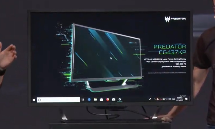 Acer reveals their Predator 43-inch CG7 4K 144Hz DisplayHDR 1000 gaming monitor