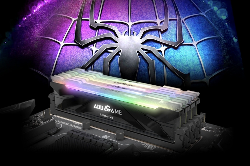 addlink reveals its AddGame Spider 4/X4 series DDR4 memory modules