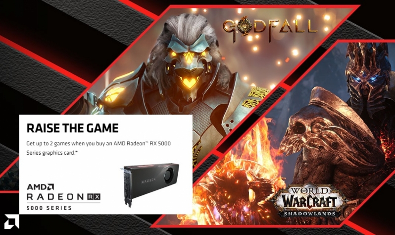 AMD bundles Godfall and World of Warcraft: Shadowlands with its latest GPUs