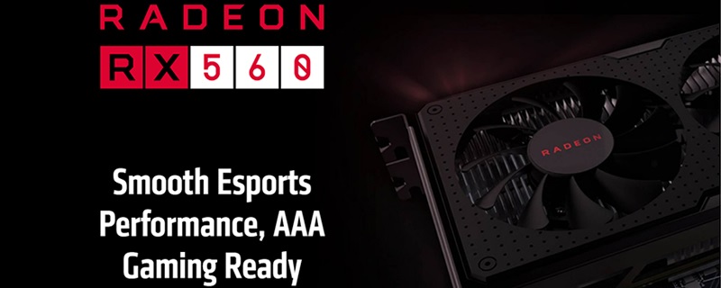 AMD changes the specifications of their RX 560