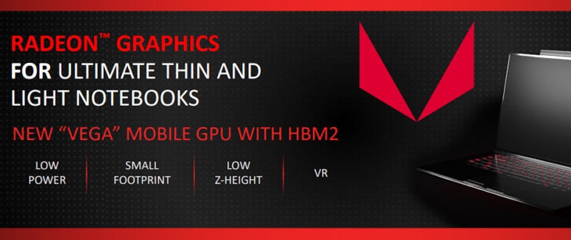 AMD reveals Vega mobile, an AMD discrete GPU for notebooks