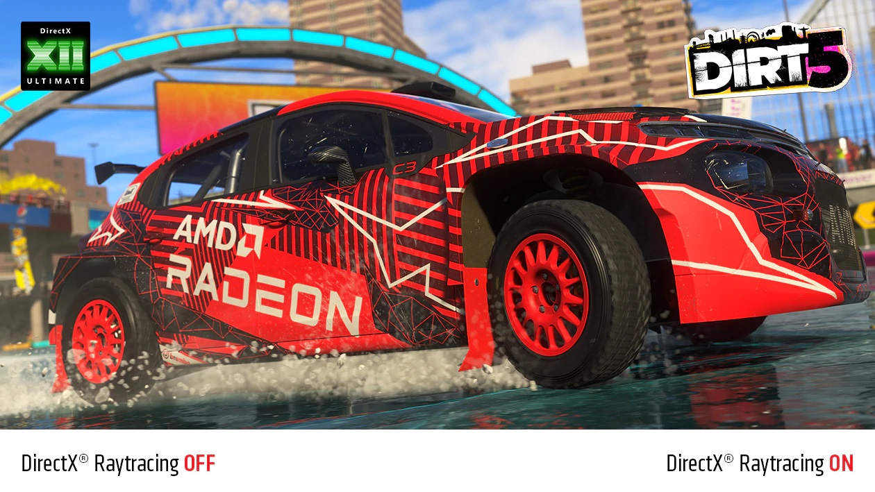 AMD showcases Ray Tracing in DIRT 5 and Godfall