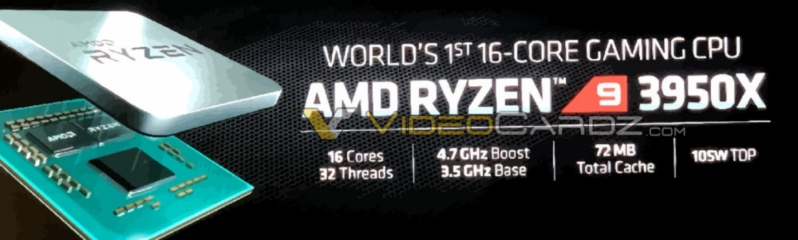 AMD's 16-core Ryzen 9 3950X Processor Leaks