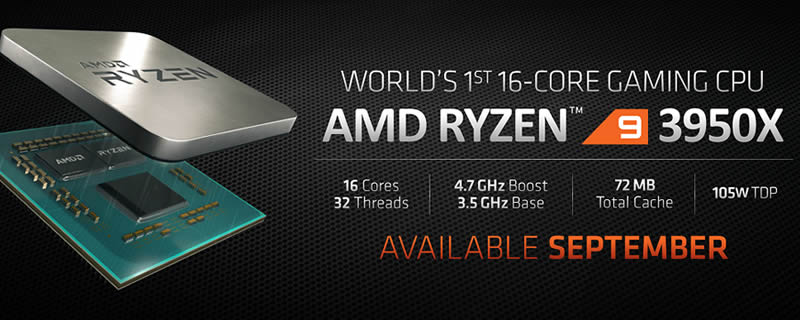 AMD's Ryzen 9 3950X and Threadripper 3rd Gen are coming this November