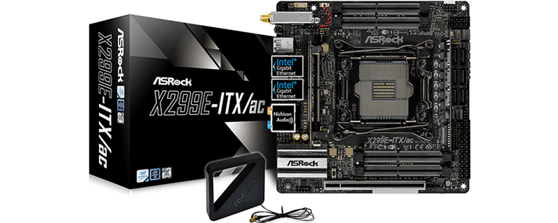 ASRock ITX X299E-ITX/ac motherboard is now available to pre-order in the UK