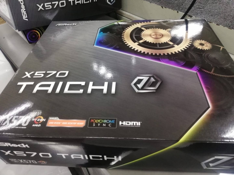 ASRock's X570 Taichi Motherboard Pictured - PCIe 4.0 confirmed
