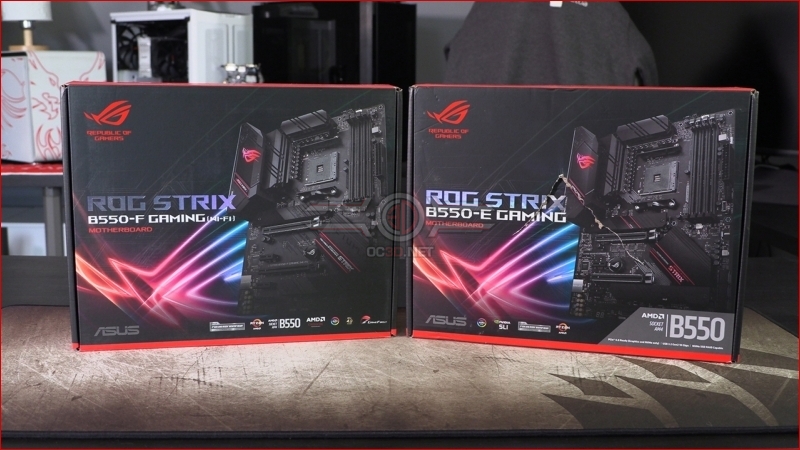 ASUS B550 Strix-E and Strix-F Comparison Preview