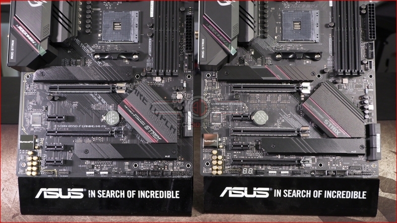 ASUS B550 Strix-E and Strix-F Comparison Preview