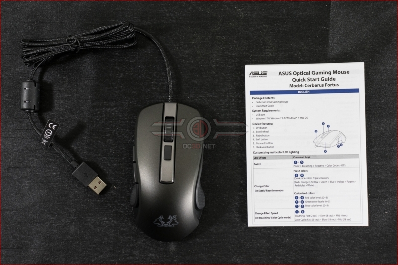 ASUS Cerberus Fortus Mouse Review