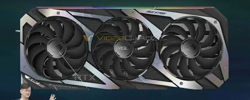 ASUS' next-gen RTX 3080 Ti Strix pictured? A new design for ROG