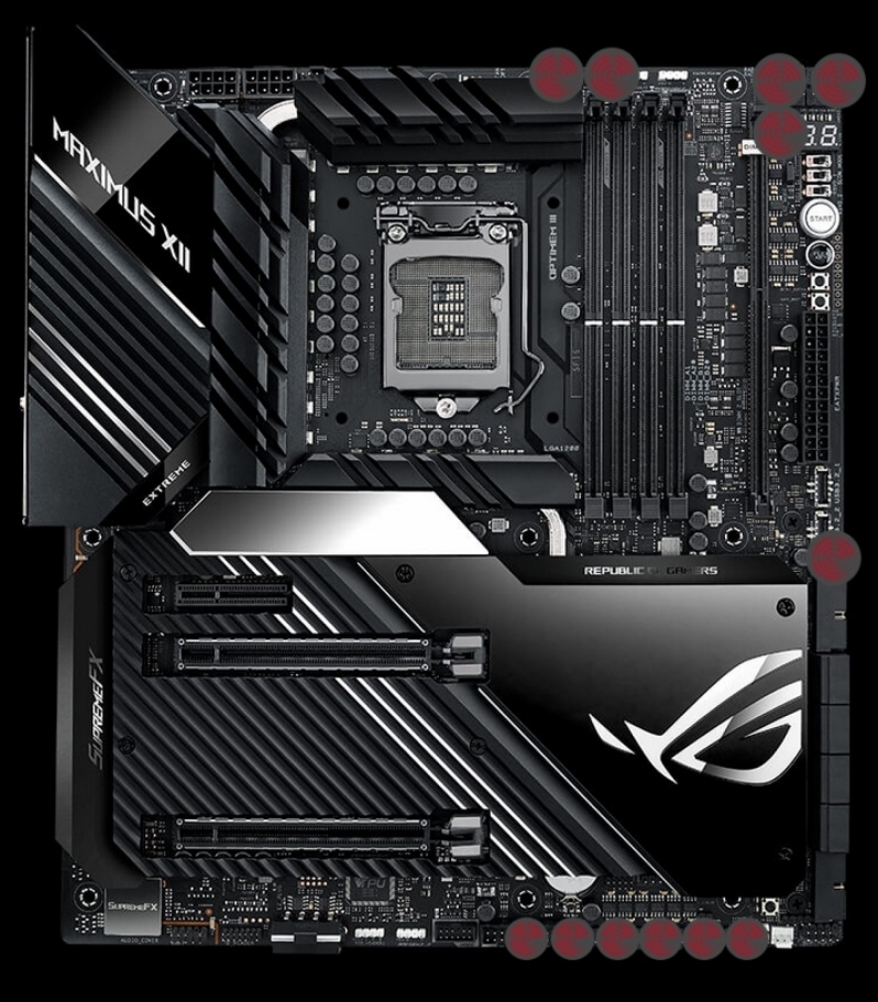 ASUS ROG Maximus XII Extreme Fan Headers