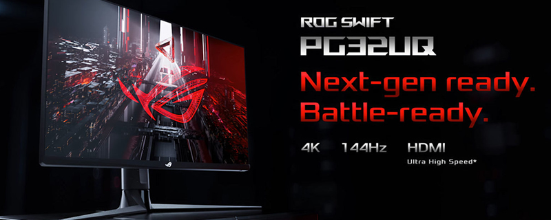 ASUS' ROG Swift PG32UQ is next-gen ready with HDMI 2.1 and 4K 144Hz support