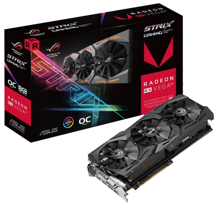 ASUS' RX Vega 64 Strix GPU has been listed at a UK retailer 
