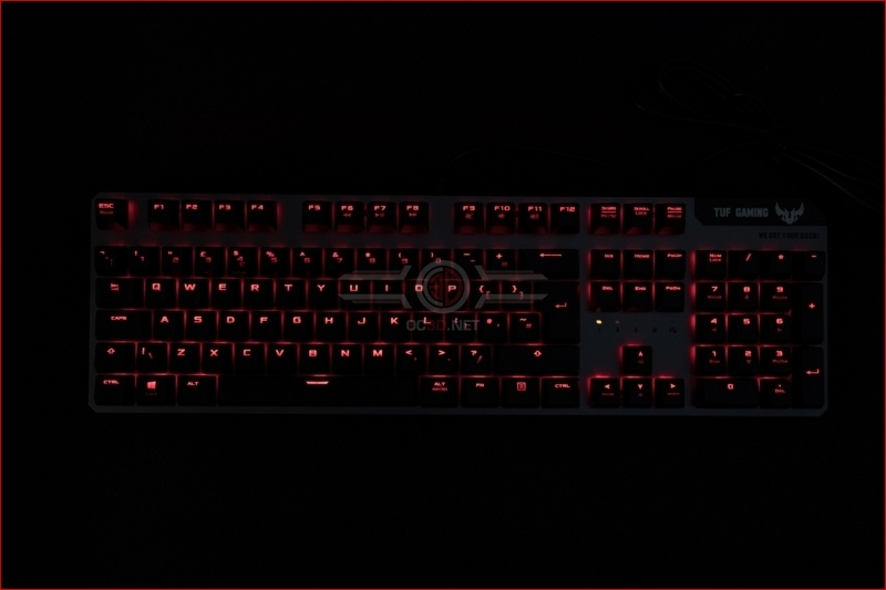 ASUS TUF Gaming K7 Keyboard RGB Red