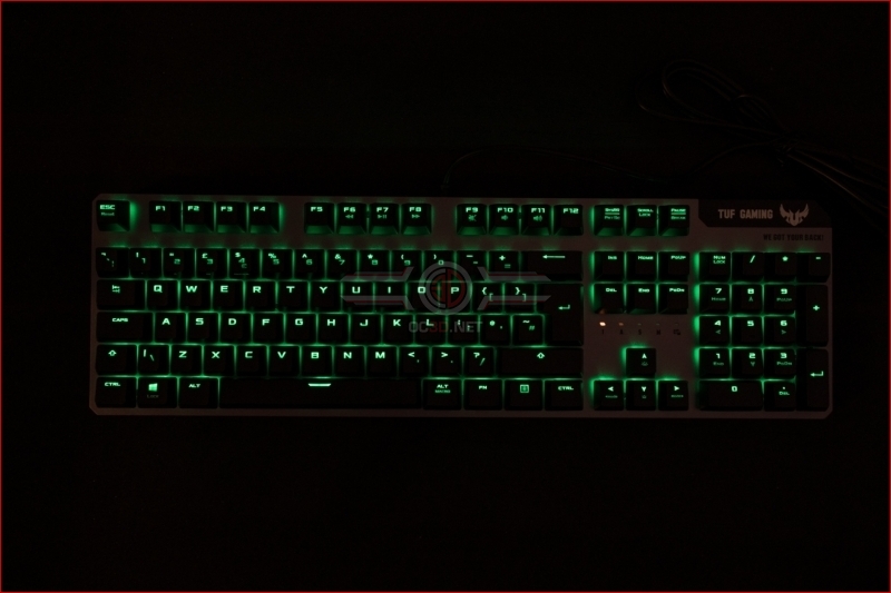 ASUS TUF Gaming K7 Keyboard Green