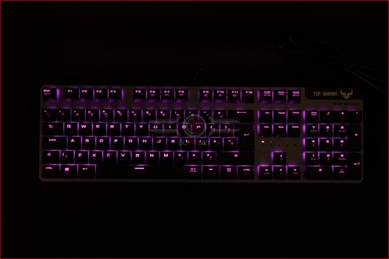 ASUS TUF Gaming K7 Keyboard Pink