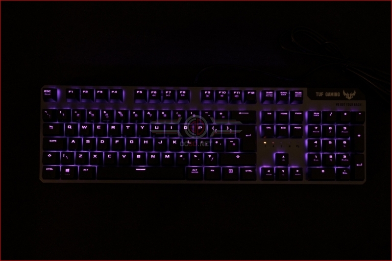 ASUS TUF Gaming K7 Keyboard Purple