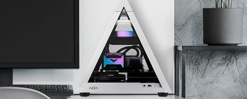Azza's Pyramid Mini 806 is a Showpiece-ready ITX PC Case