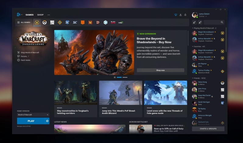Blizzard's Battle.Net Launcher is getting a makeover