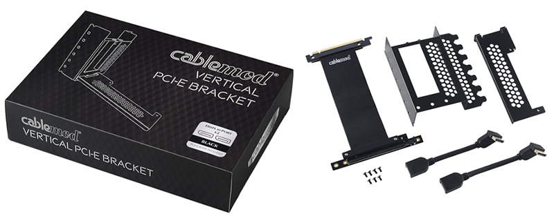 CableMod reveals their custom vertical PCI-e bracket for ATX cases