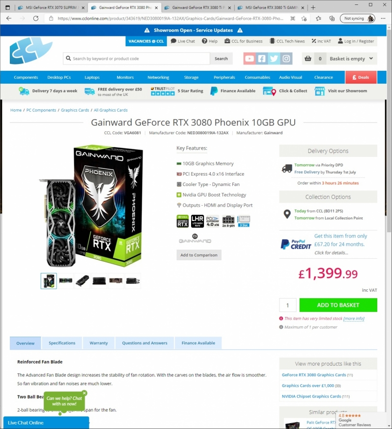 CCL's Scalping Again - GPUs should not cost this much