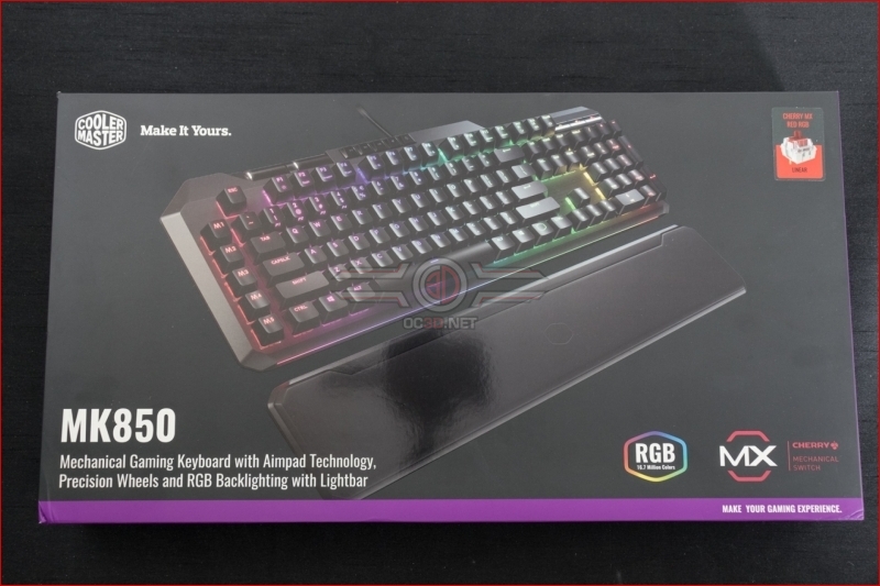 Cooler Master MK850 AIMPAD Mechanical Gaming Keyboard Box