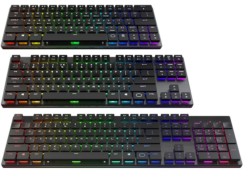 Cooler Master Showcases SK series of wireless keyboards and ControlPad accessory
