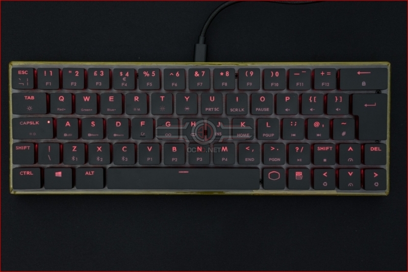 Cooler Master SK621 Wireless Keyboard Red
