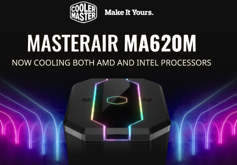 Cooler Master's MasterAir MA620M CPU cooler - A Mini Wraith Ripper?