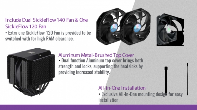 Cooler Master's MasterAir MA624 Stealth Leaks onto the web - An NH-D15 competitor?