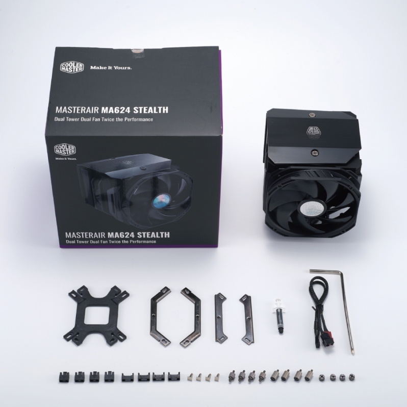 Cooler Master's MasterAir MA624 Stealth Leaks onto the web - An NH-D15 competitor?