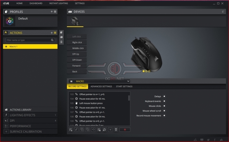 Corsair Glaive RGB Pro Mouse iCUE