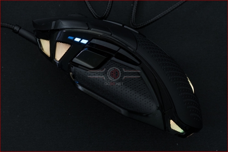 Corsair Nightsword RGB Gaming Mouse Yellow Lighting