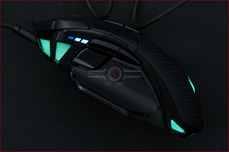 Corsair Nightsword RGB Gaming Mouse Green Lighting