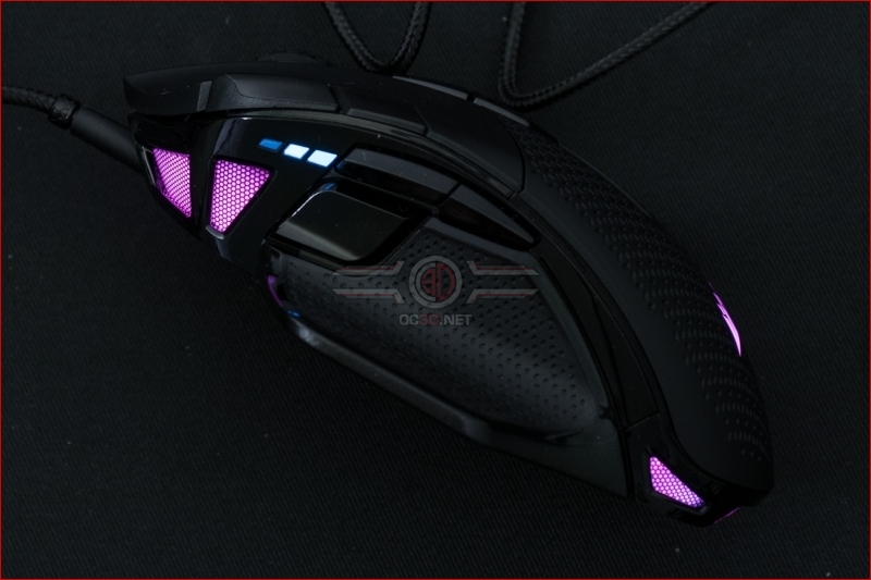 Corsair Nightsword RGB Gaming Mouse Pink Lighting