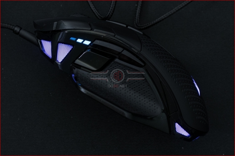 Corsair Nightsword RGB Gaming Mouse Purple Lighting