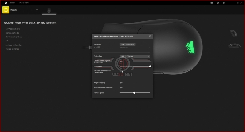 Corsair Sabre RGB Pro Champion Series Review
