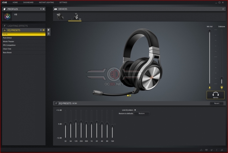 Corsair Virtuoso RGB Wireless SE Headset Stereo