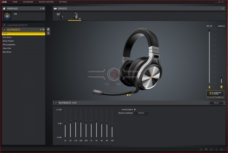 Corsair Virtuoso RGB Wireless SE Headset 7.1 Surround