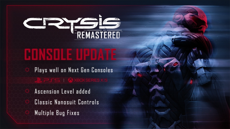 Crysis Remastered has been updated for PlayStation 5 and Xbox Series Consoles