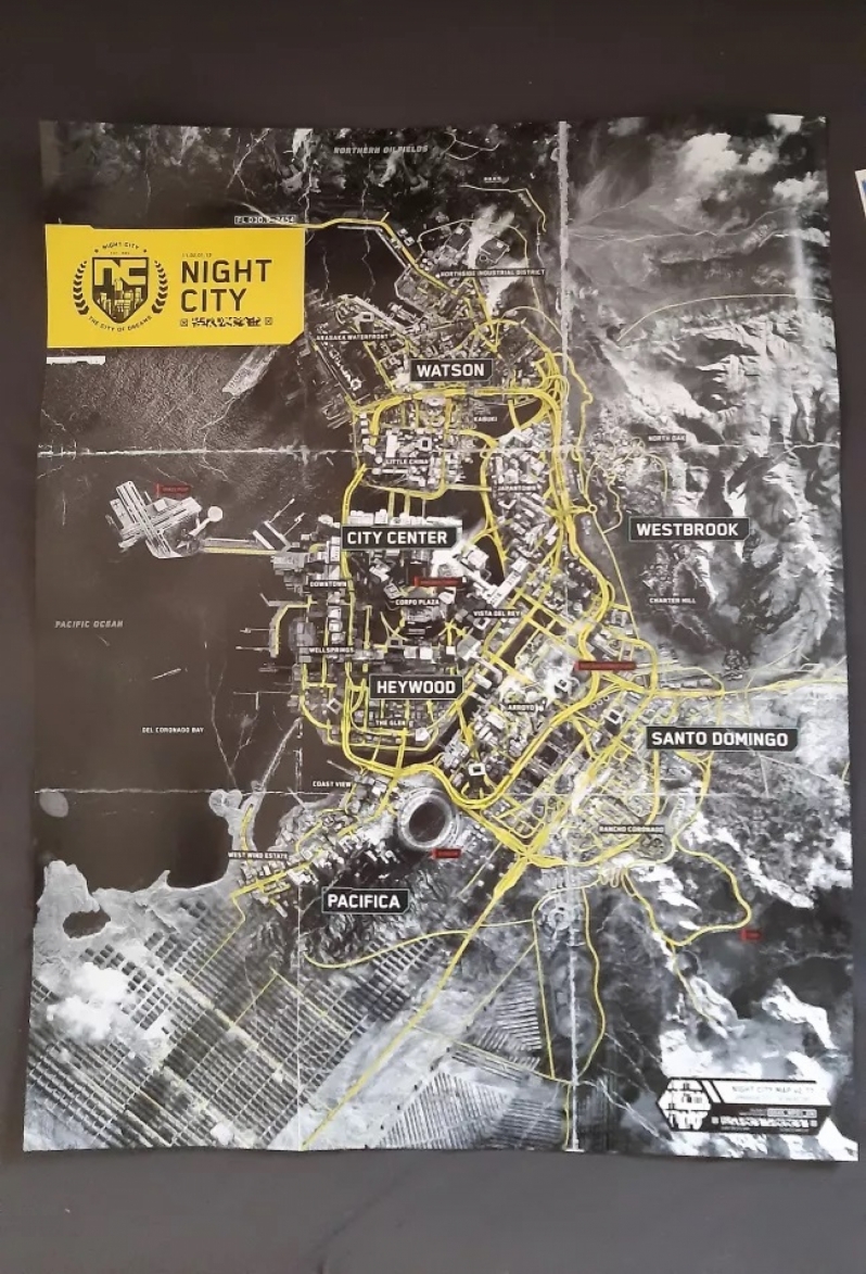 Cyberpunk 2077’s full Night City map has leaked