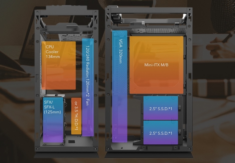 darkFlash's DLH21 Mini-ITX chassis is the H1 replacement that PC builders need