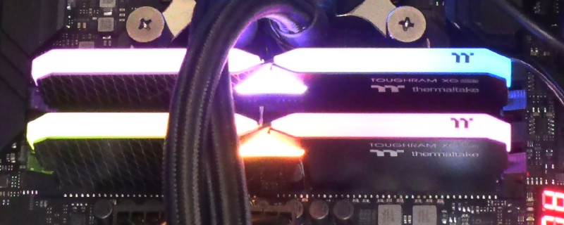 DDR4 Overclocking with Thermaltake Toughram XG RGB