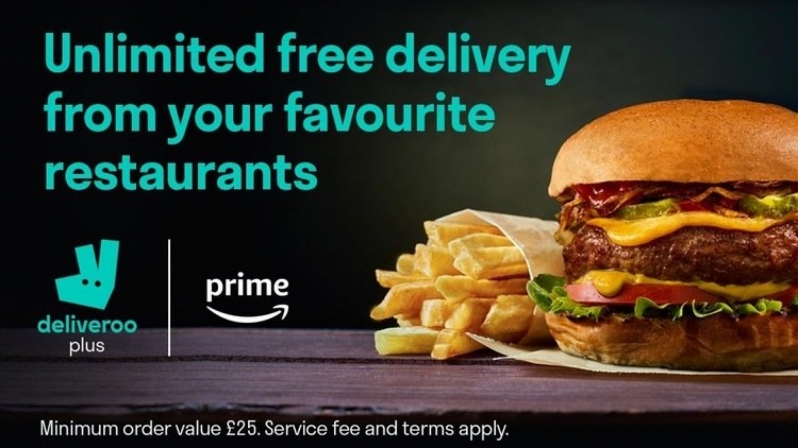 Deliveroo partners with Amazon to add Deliveroo Plus to Amazon Prime