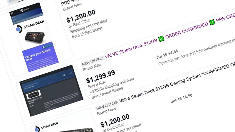 eBay's clamping down on Steam Deck scalpers, and it is glorious!
