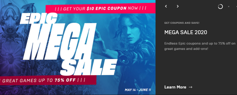 Epic Games MEGA Sale 2023 - Epic Games Store